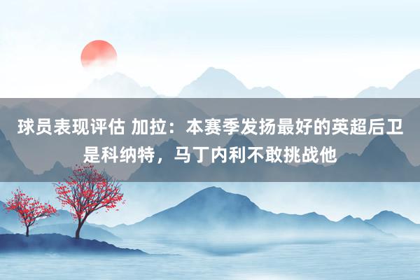 球员表现评估 加拉：本赛季发扬最好的英超后卫是科纳特，马丁内利不敢挑战他