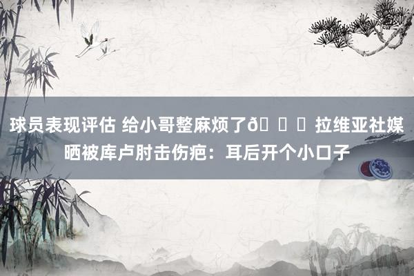 球员表现评估 给小哥整麻烦了😅拉维亚社媒晒被库卢肘击伤疤：耳后开个小口子